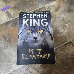 Stephen king Pet Sematary Novel Book